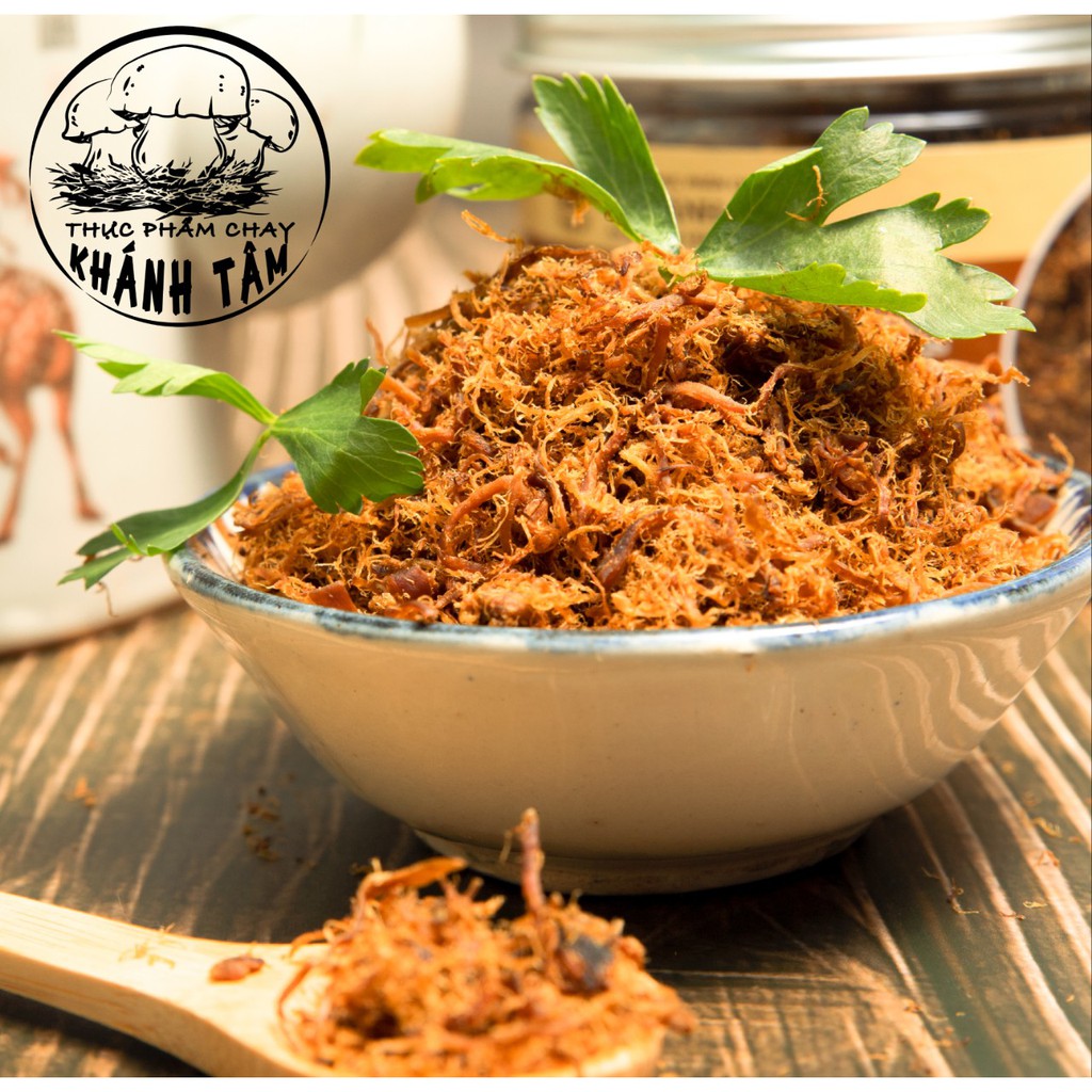 Chà bông nấm Khánh Tâm - hũ 100gr - thơm ngon đậm đà ( ruốc nấm )